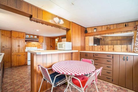 Game table off of the kitchen; perfect for game nights.