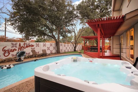 After a long day of fun, the hot tub is calling! Relax, unwind, and enjoy the soothing warmth.