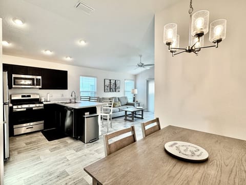 Open Concept: Dining/Kitchen/Living Room