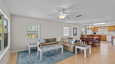 Sectional Sofa Seats Several!