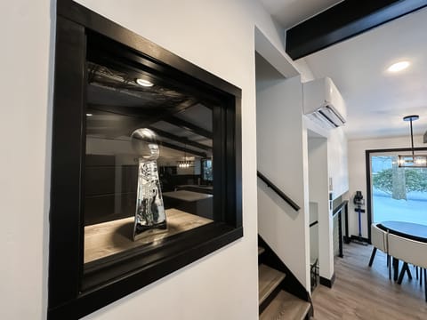 Replica of Vince Lombardi Trophy.