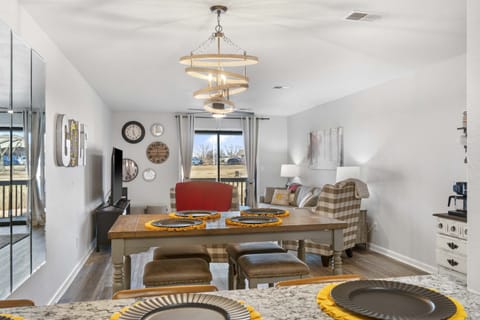 The welcoming kitchen offers ample space & every home comfort