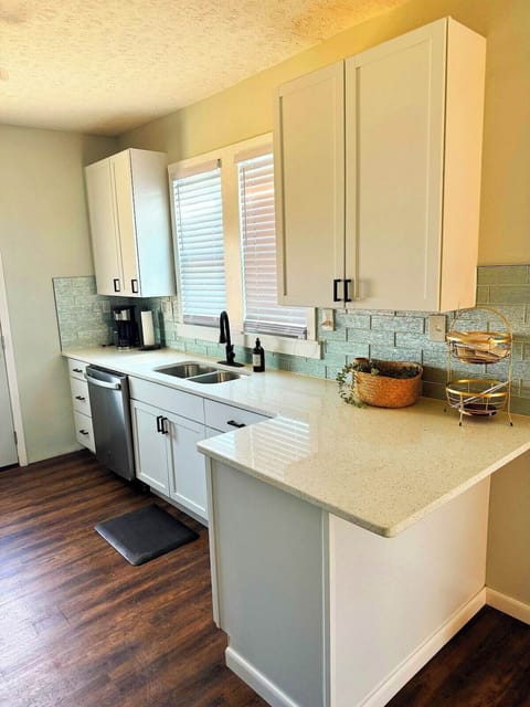 Dishwasher and garbage disposal included.