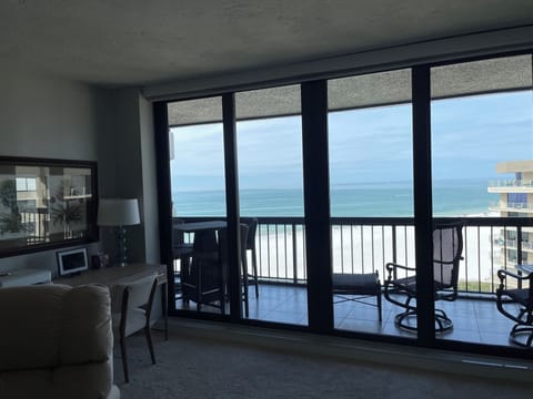View of beach from Living Room
