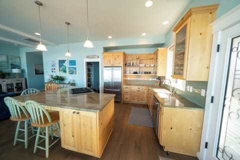 Fully stocked kitchen