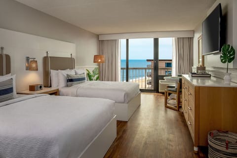 Unit with 2 Queen beds. Exact unit will be assigned upon arrival. Views, colors, and decor may vary.