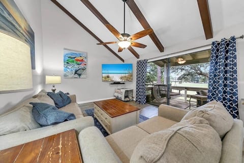 Living room with sleeper sofa