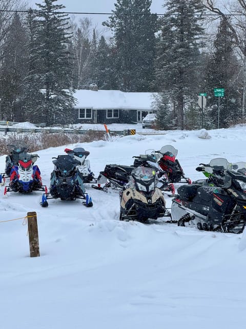 Our house is on the North Central State Trail from Gaylord to Mackinaw City