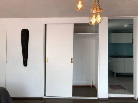 The closet is quite spacious, you can put anything there!