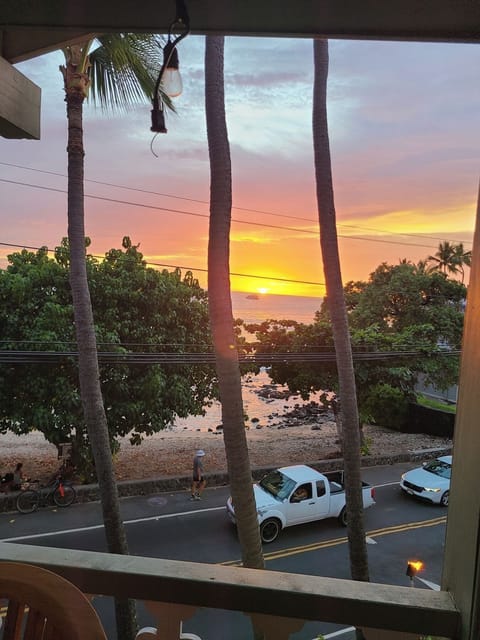 View from the Lanai, Sunset.