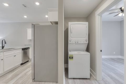 Full-size washer and dryer included, making extended stays and family trips stress-free.