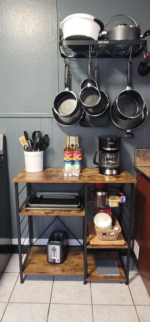 Kitchen-
New Appliances
Dinette
Coffee Bar
Soaps, Paper Products