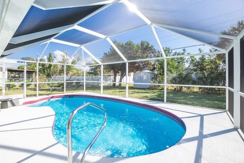Screened in Lanai with Pool