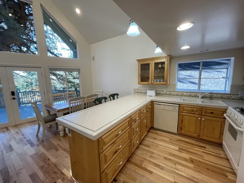 Kitchen and dining area