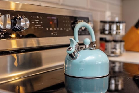 Not a coffee person? Enjoy our teapot and fully stocked tea selection