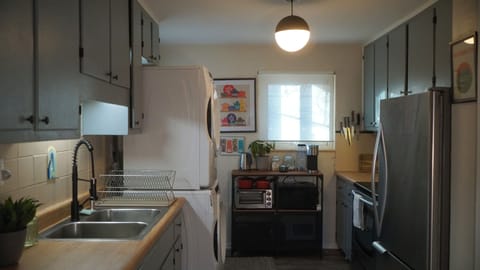 Fully stocked kitchen