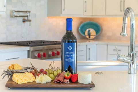 Enjoy a bit of wine and cheese