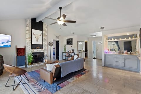 Stylish living room designed for comfort and relaxation.