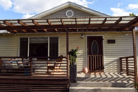 Front of house with porch and front door
