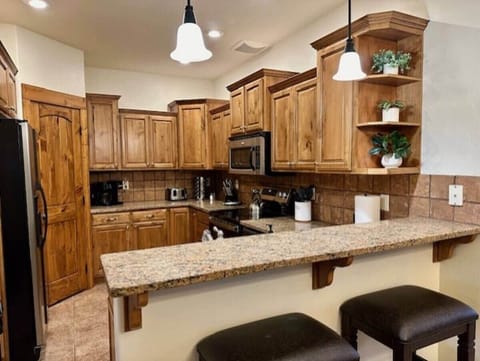 Kitchen view from dining room