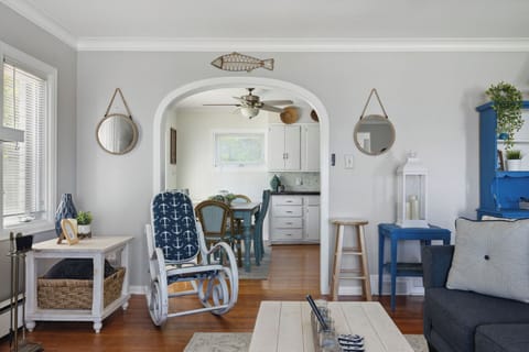 Sink into comfort and watch the sun dance over the lake.