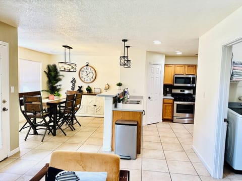 Fully equipped kitchen. Feel free to open the cabinets & peek inside the pantry.
