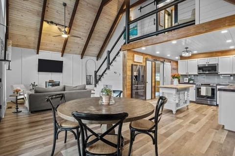 Main house kitchen and living room