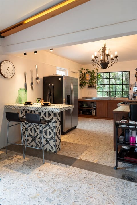 A practical kitchen with all the essentials.