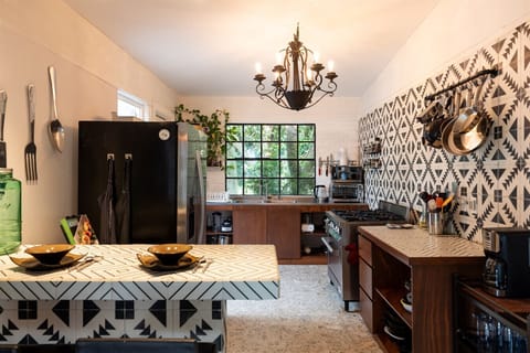 Rustic chic kitchen area everything you need to cook up a feast.