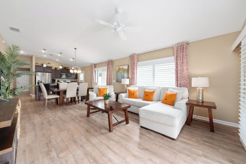 Open Concept: Kitchen/Dining/Living Room