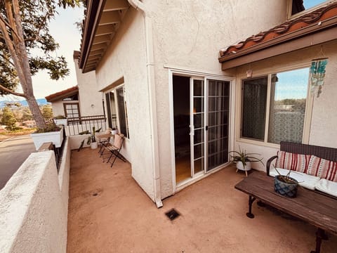 Outdoor patio off of the family room