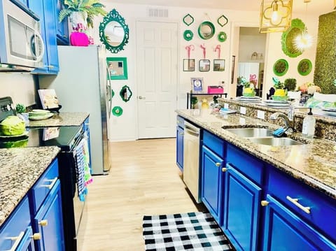 Fully stocked kitchen