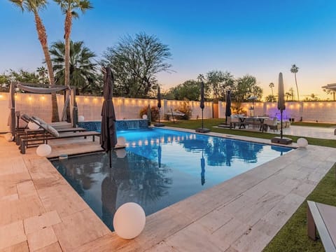 Pool Area at Dusk (1)