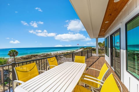 Beachside patio