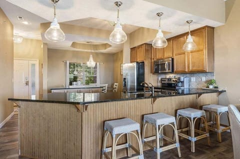 Full Kitchen with Extra Bar Seating