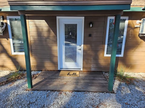 Condo #4 front door and porch 