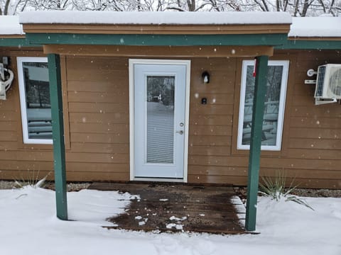 Condo #4 front door and porch 