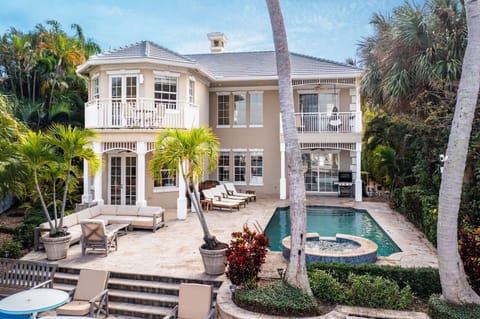 Large waterfront home with intracoastal access, short walk to the beach and under half a mile to Atlantic Ave