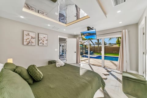 Master Bedroom Pool View