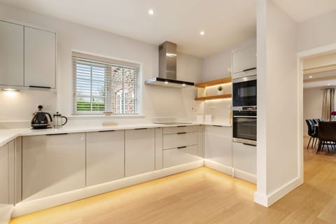 The kitchen at The Old School, Oxwich