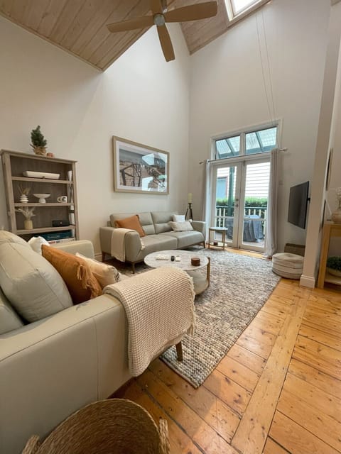 Light filled open plan living area