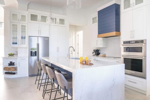 Our fully stocked kitchen