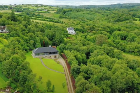 A good view of the main house. The area around is mostly forest.