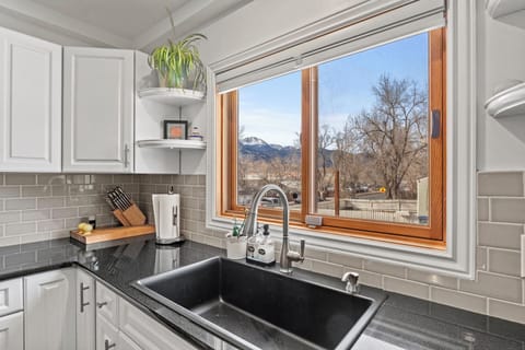 View of Pike's Peak from kitchen