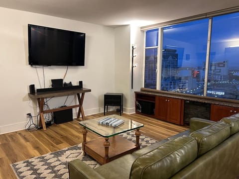 Enjoy the views, watch movies, or play XBOX