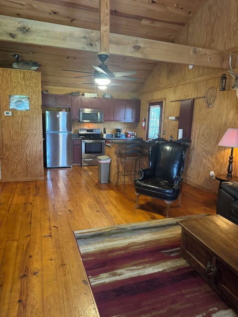 Open area in living room & kitchen