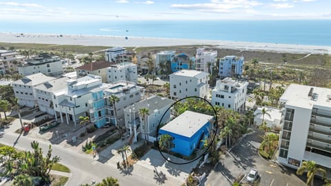 Aerial Drone Shot - Unit Circled and proximity to beach