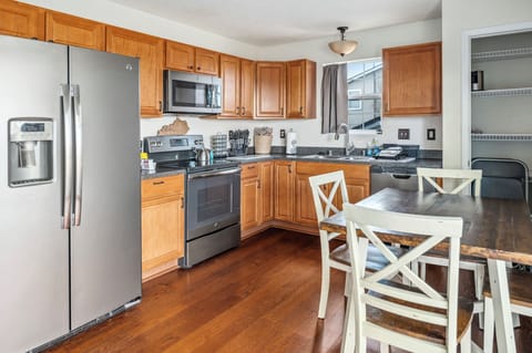 Full kitchen with nearly all the amenities of home.