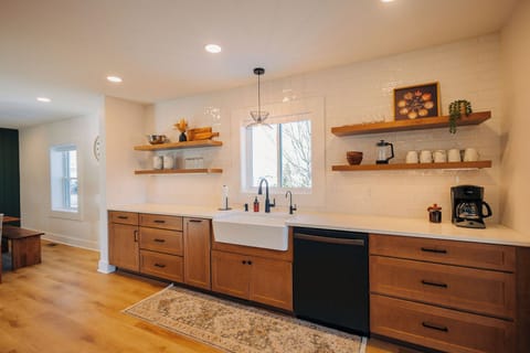 Plenty of countertop space is essential for cooking for large groups! Everything provided but food!