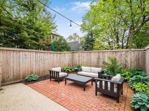 Bring your furry best friend and chill in our private backyard patio.